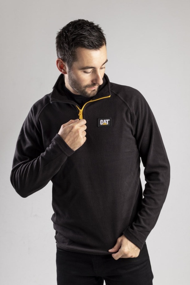 Caterpillar Concord Gyapjú Pulóver Fekete