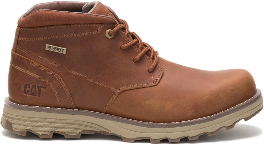 Caterpillar Elude Vízálló Fűzős Csizma Teve