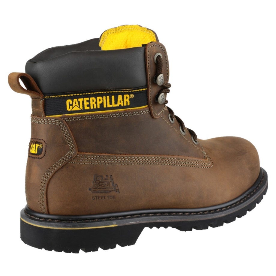Caterpillar Holton Biztonsági Csizma Sb Barna