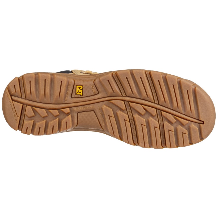 Caterpillar Mae Fűzős Biztonsági Csizma S3 Méz