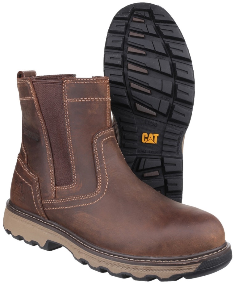 Caterpillar Pelton Biztonsági Csizma S1 Sötétbézs