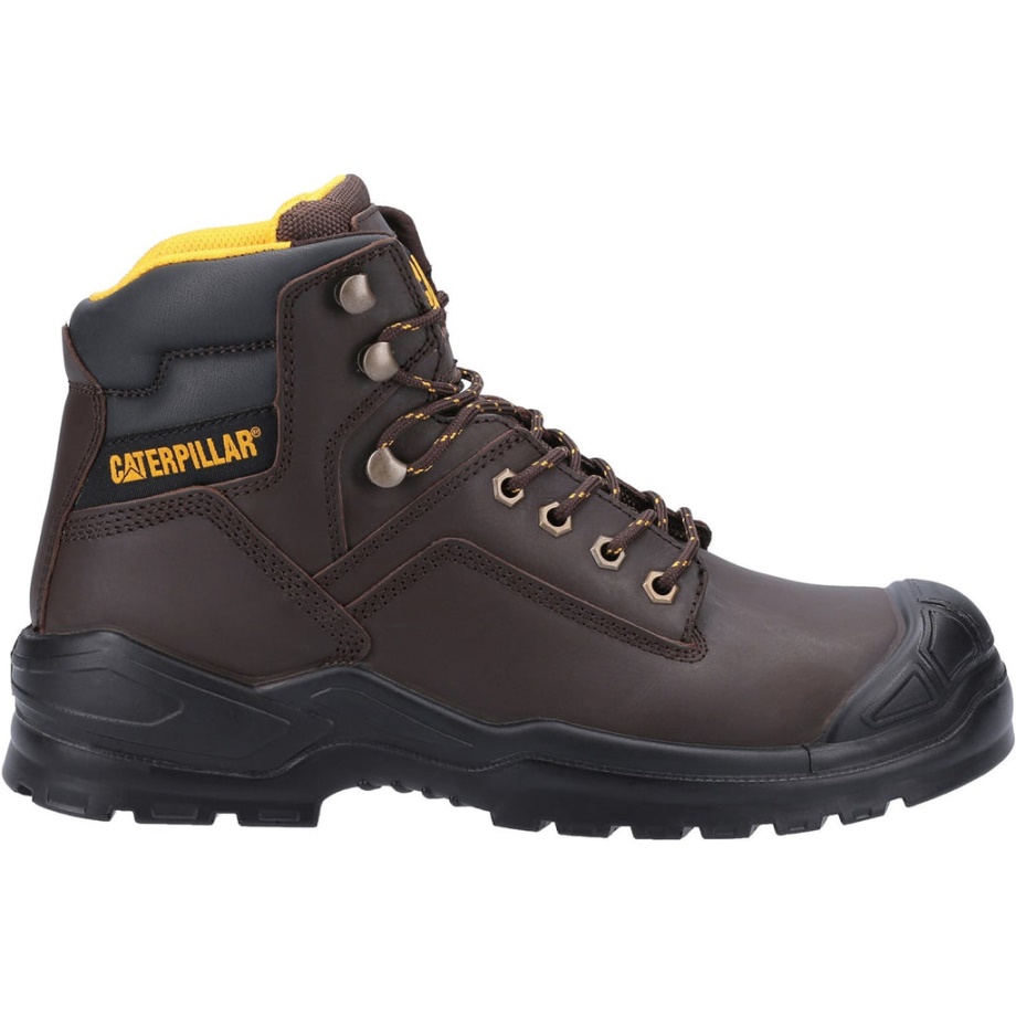 Caterpillar Striver Mid S3 Biztonsági Csizma S3 Barna