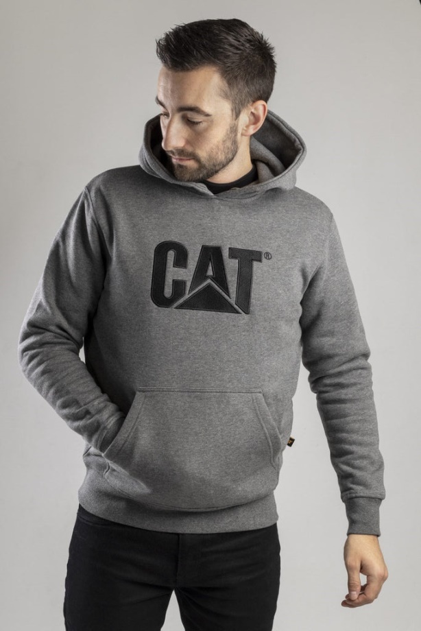 Hernyó Védjegye Kapucnis Pulóver Hanga Szürke