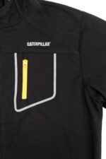 Caterpillar Capstone Kapucnis Soft Shell Kabát Fekete - Image 2