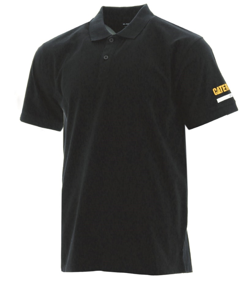 caterpillar_essentials_polo_fekete.jpg Caterpillar Essentials Polo Fekete - Image 1
